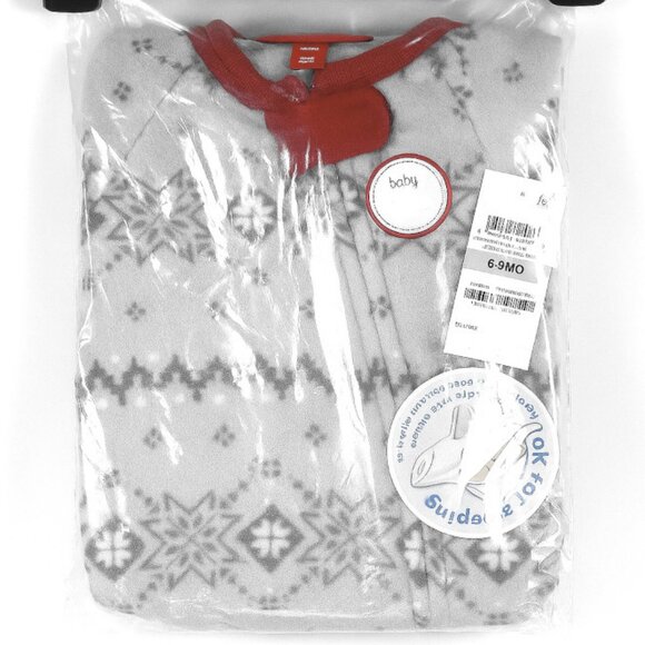 Family PJs Baby One-Piece Pajama w/ Feet – Winter Fairisle – Size 6 Mo – NWT - Picture 4 of 4